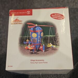 Dept 56 53806 Carnival Flying High Space Planes, Village Accessories